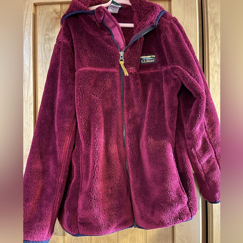 Girls’ LL Bean Plush Fleece Hoodie